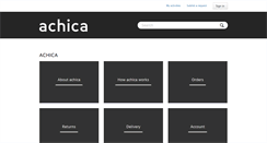 Desktop Screenshot of achica.hesk.com